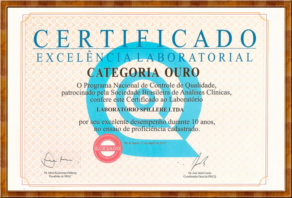 Certificado Platina